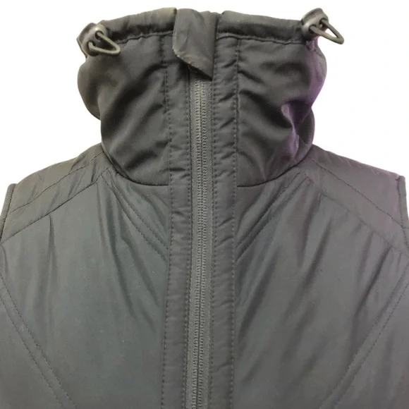 T by Talbots Navy Chevron Quilted Vest - Picture 6 of 12